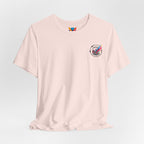 Retro Cosmic DJ T‑Shirt — Neon Vinyl Music Graphic Tee