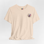 Retro Cosmic DJ T‑Shirt — Neon Vinyl Music Graphic Tee